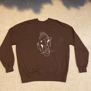 NWOT - Brown Crew Neck Sweater